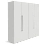 Armadio 4 ante bianco 170x45x175 cm
