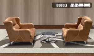 Salotto Bubble 7 posti, colore a scelta