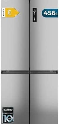 Frigorifero 4 porte 456 L inox