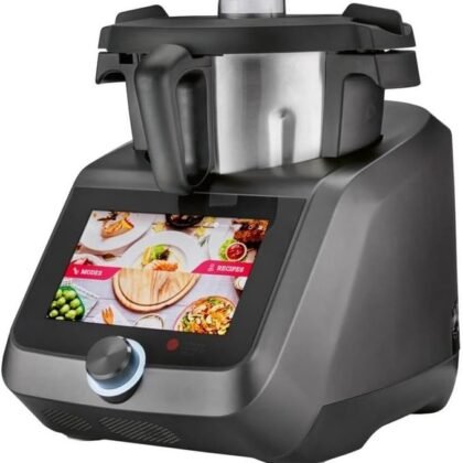 Robot da cucina con grande schermo touch