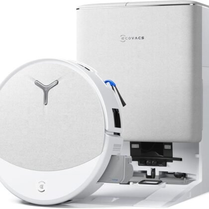 Ecovacs Robot aspirapolvere e lavapavimenti bianco
