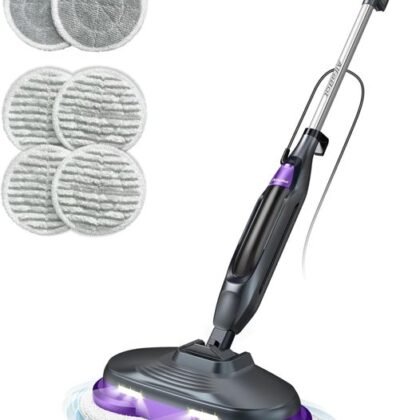 Scopa lavapavimenti rotativa elettrica