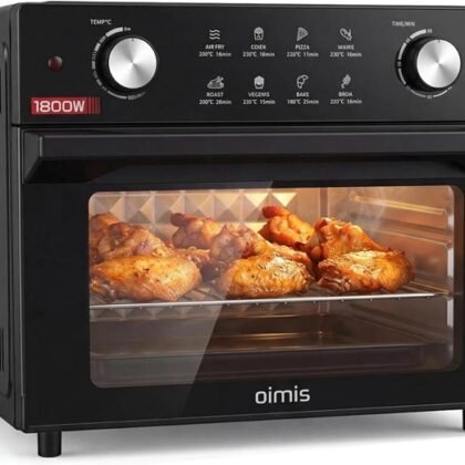 Oimis Friggitrice ad aria forno nera