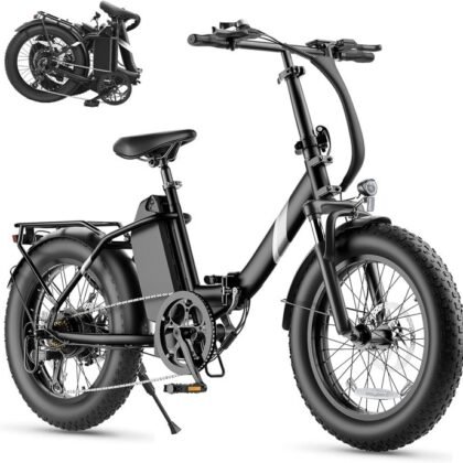 Bicicletta elettrica pieghevole fat bike