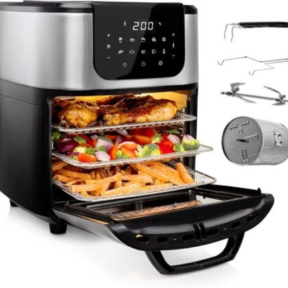 Forno friggitrice ad aria con girarrosto