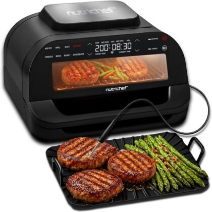 Grill da interno con oblò